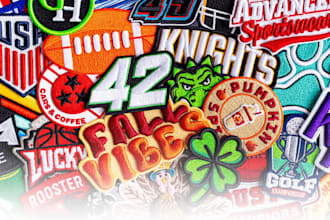 do embroidery design and digitalization