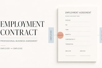 draft a professional employment contract for your business