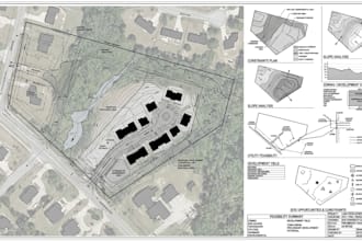 do site feasibility study for land development and building potential analysis