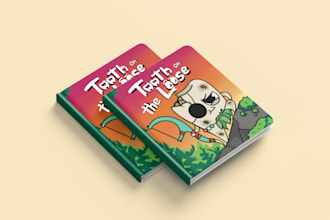create colourful children book and educational illustrations