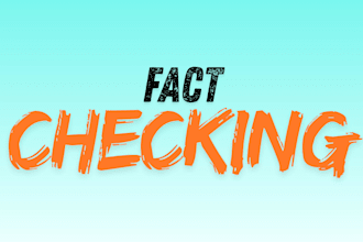 fact checking, proof read