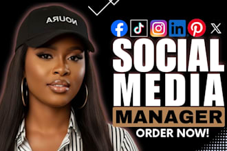 be your social media manager and content creator