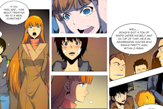 anime manga, manga panel, manga pages, comic panel, manga artist, webtoon cover