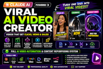 claude ai viral video creator repurpose ai explainer video ads higgsfield veo
