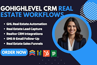 build gohighlevel real estate funnel, landing page and lead generation system