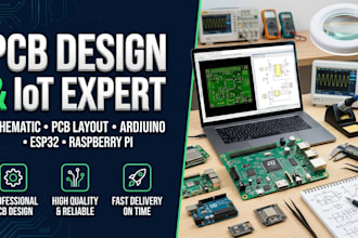 develop firmware and pcb design for esp32 stm32 arduino embedded projects