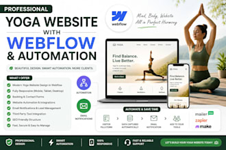 be your yoga webflow and automation in website