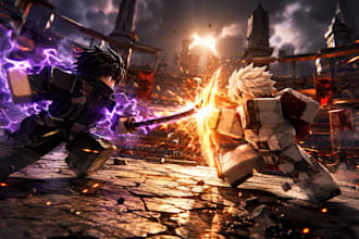 create a roblox pvp battleground game with combat,rpg, arena