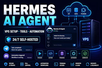 set up hermes ai agent on your vps with tools and automation