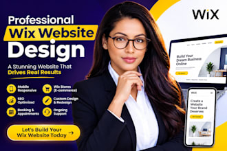 design or redesign wix website wix studio site and landing page