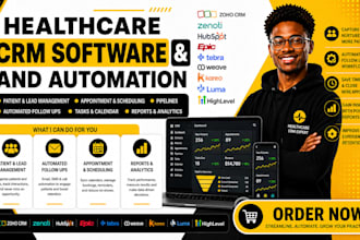 healthcare crm automation zoho zenoti hubspot epic tebra weave kareo luma ghl