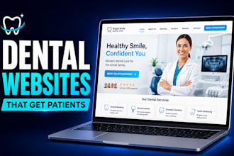 build a professional dental website design
