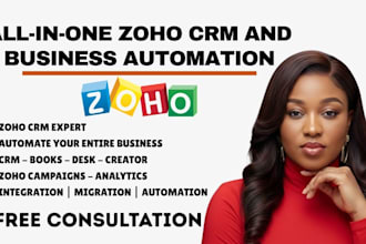 setup and customize zoho CRM zoho creator campaigns forms desk sites analytics