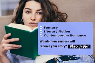 be your beta reader for literary fiction, contemporary romance, or fantasy novel