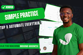 setup simplepractice and automate client intake process
