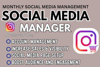be your social media manager for your business