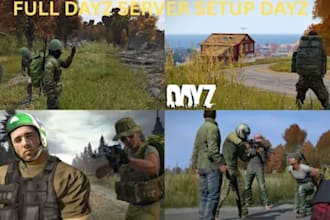 build dayz server setup, dayz mod, dayz script, dayz assets, dayz clothing