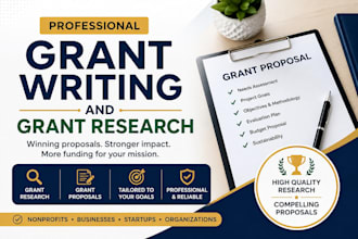 write winning grant proposals and research grants