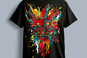 t shirt design and t shirt logo design