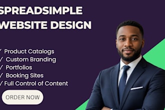 design and launch your spreadsimple website