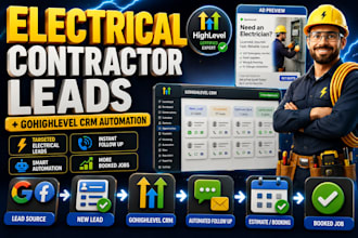 electrical contractor leads electrical contractor gohighlevel crm automation