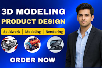 do 3d product rendering and modeling, 3d product animation and 3d cad design