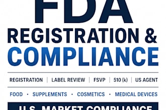 do fda registration and compliance, fda agent, fsvp, label review, listing