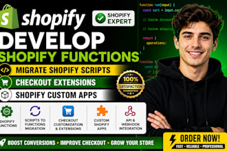 develop shopify functions fix migrate shopify script checkout shopify custom app