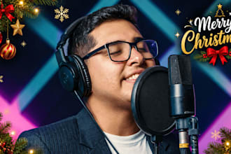 be male singer and songwriter for custom country music, christmas song or jingle