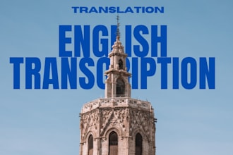 transcribe english audio and translate to spanish