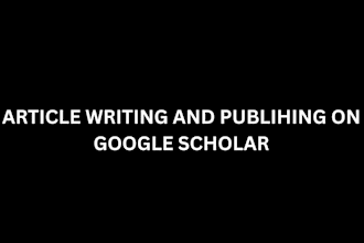 write publish research article on scopus, google scholar