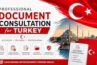 provide professional document consultation for turkey