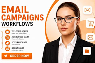 creat email marketing campaigns automation workflows newsletters