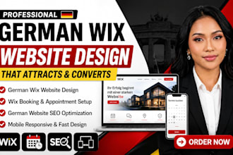 build german wix website design fix wix booking website fix deutsch website seo