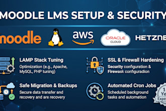 install, configure, and secure moodle lms on your linux server