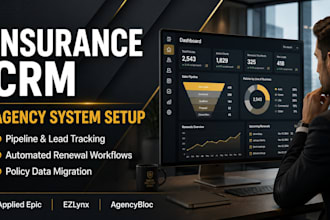 setup lark suite agencybloc agencymate insureio ezlynx insuredmine applied epic