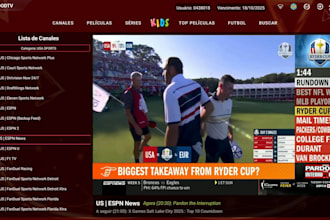 set up xui one panel, xtream dashboard, 8k server, and live channel