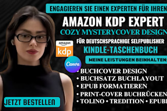 ich gestalte ein hochwertiges cozy mystery buchcover für tolino tredition