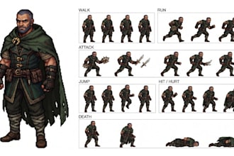 pixel art sprite sheet pixel art animation pixel art character game art asset