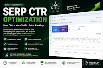 optimize your serp CTR grow organic traffic boost google ranking