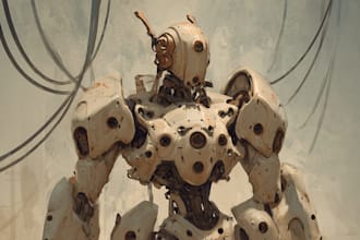 illustrate your mecha, robot and armored characters