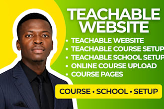 setup teachable online course revamp teachable website course setup sales funnel