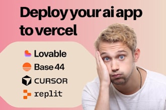 deploy your lovable cursor or replit ai app to vercel