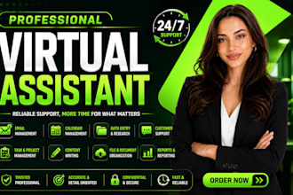 be your reliable virtual assistant for administrative support