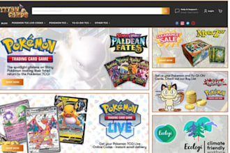 pokemon website tcg website trading card website sport card store ai sales agent