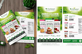 design brochure sell sheet one sales sheet product catalog one pager price list