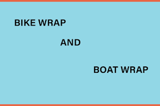 design eye catching bike wrap and helmet wrap for racing, van wrap and car wrap