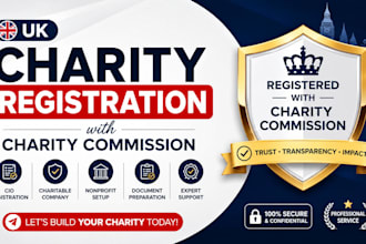 register UK charity with charity commission as cio charitable company nonprofit