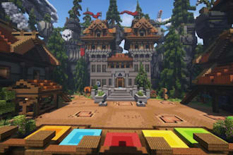 create stunning minecraft maps castles kingdom cities and custom builds
