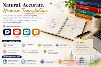 translate content between en, zh hans, ja, and id